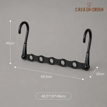 Perchas ahorradoras de espacio 5 en 1