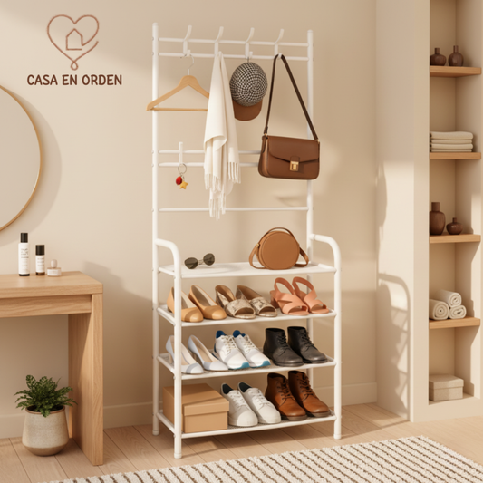 Organizador de Zapatos Perchero Metálico