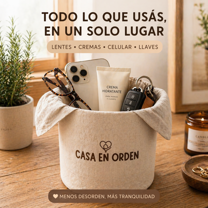 Organizador para Anteojos, cremas, celular y llaves: todo en un solo lugar