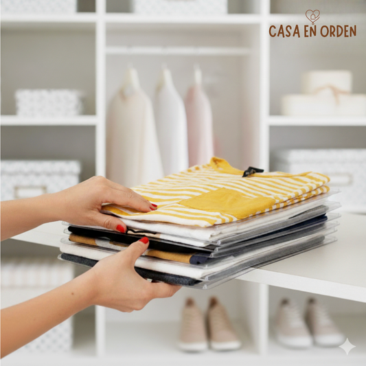 X10 separador de remeras transparente