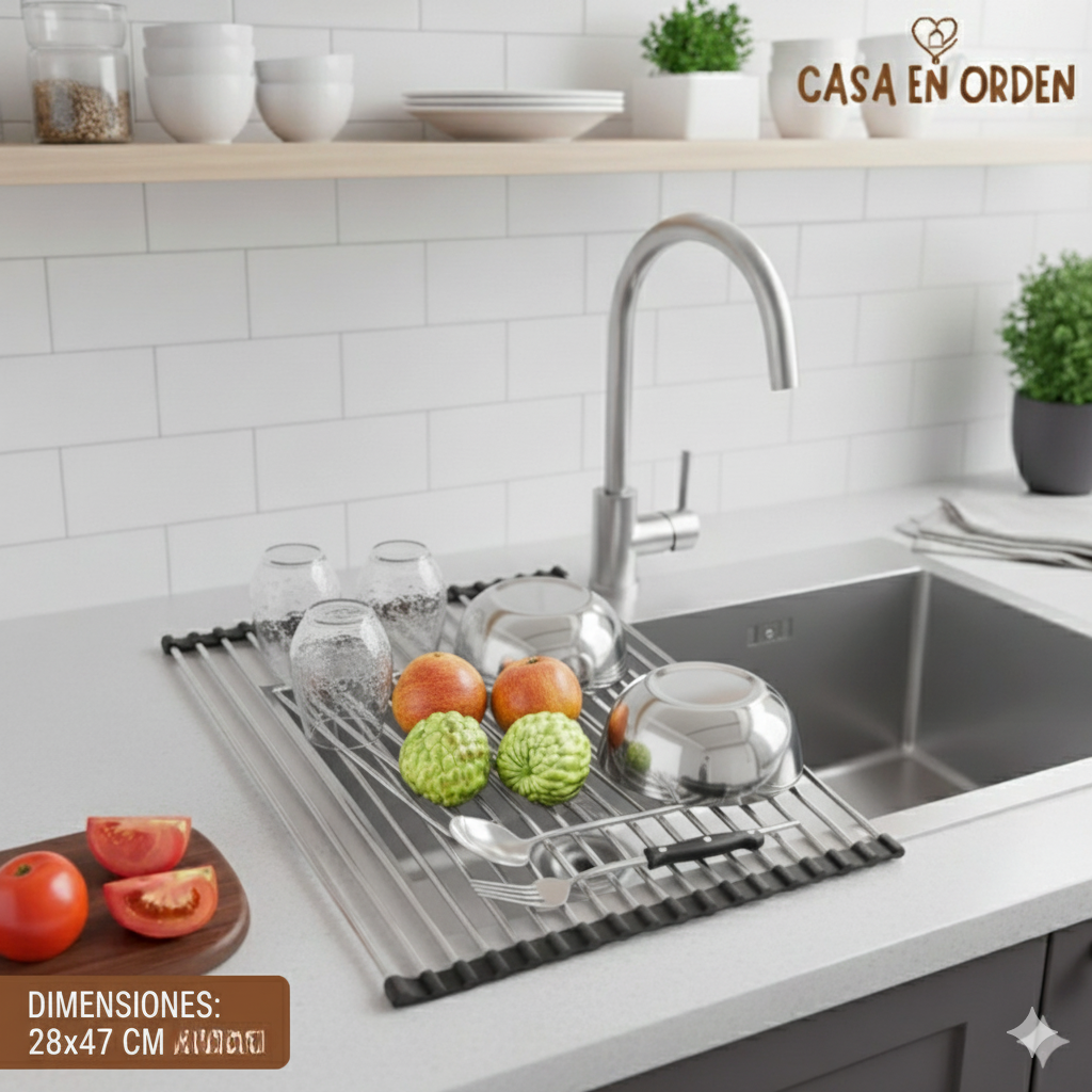 Secaplatos Pileta Escurridor Grande Tender Bacha