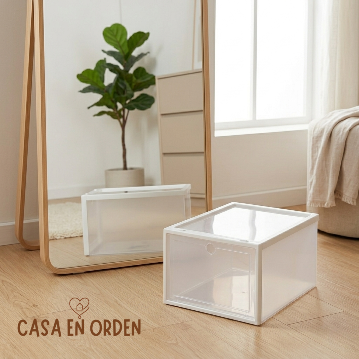 Caja organizadora de zapatos: más espacio y orden en segundos